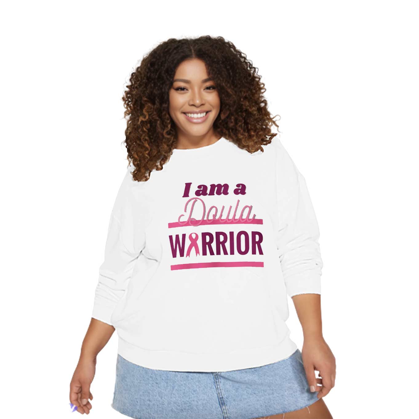I am a Doula Warrior - Crewneck Sweatshirt