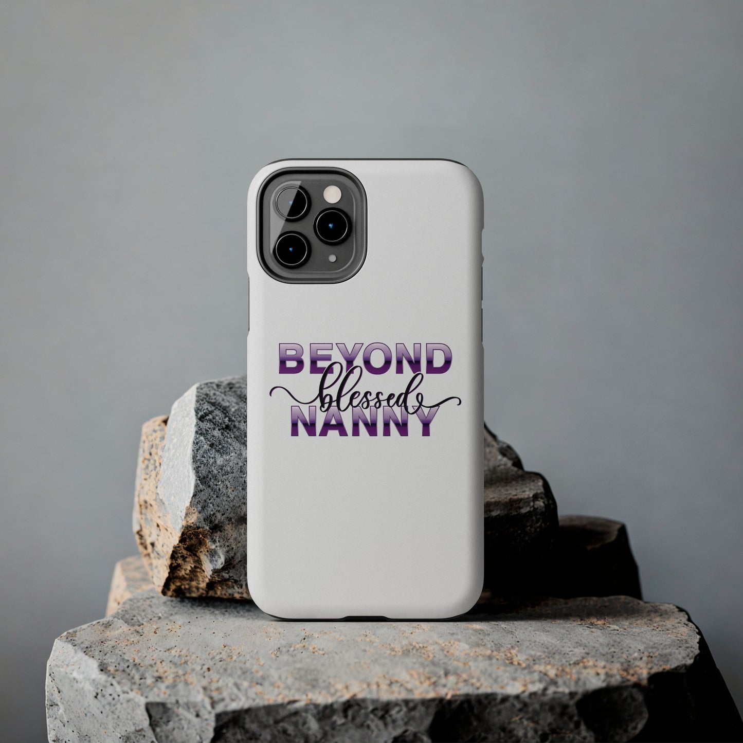 Beyond Blessed Nanny - Purple - Tough iPhone Cases