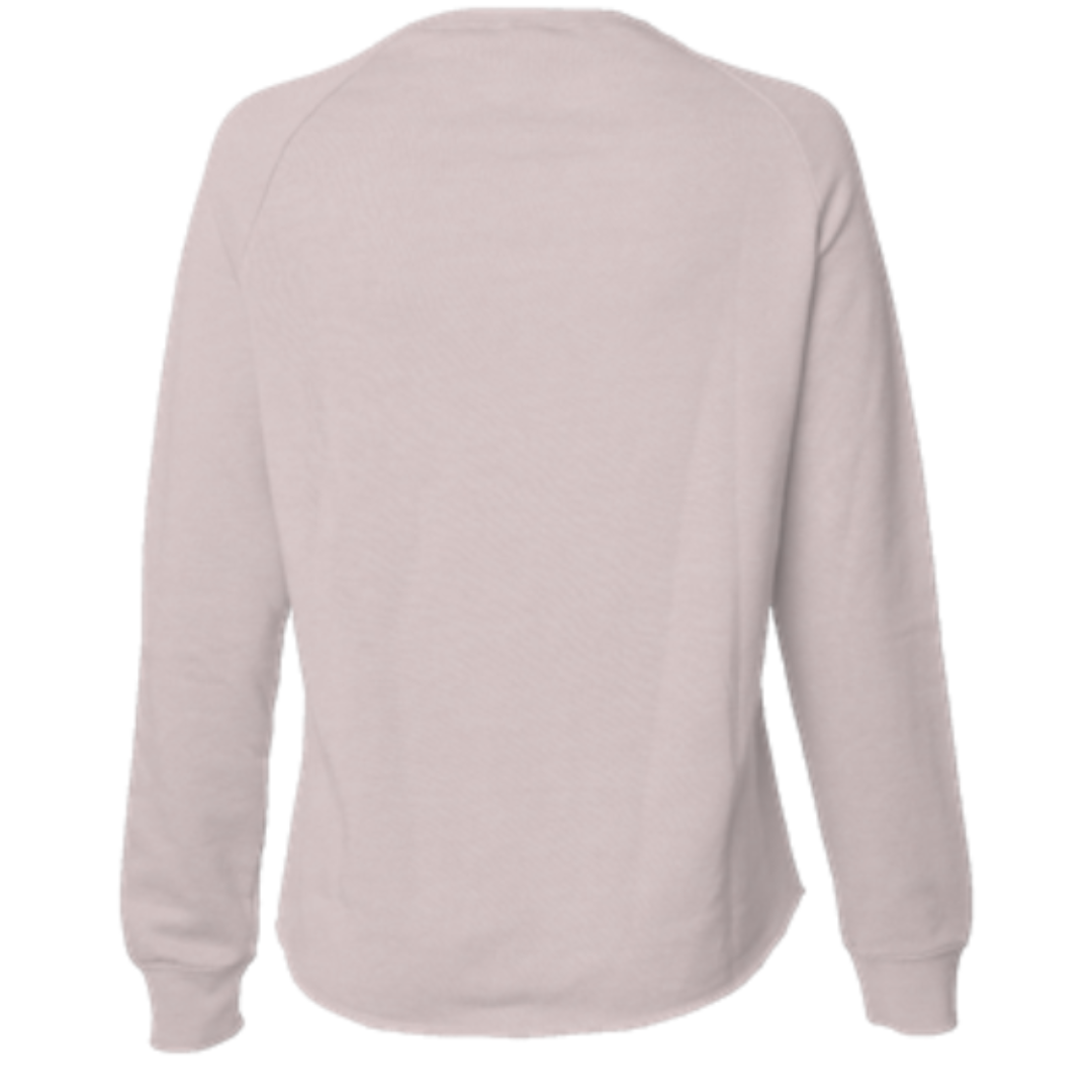 Personalized Design Women's Lightweight Sweatshirt - Blush
