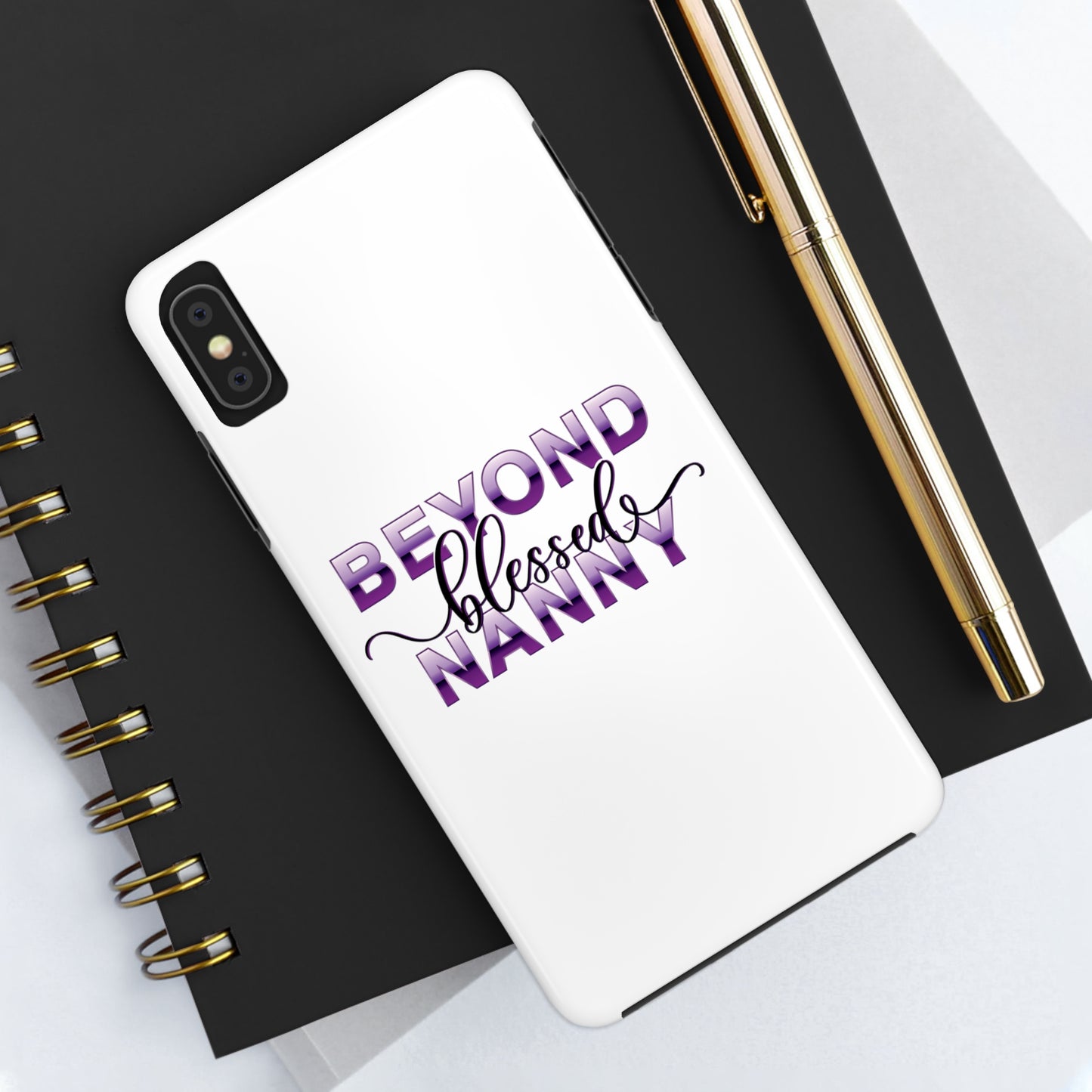 Beyond Blessed Nanny - Purple - Tough iPhone Cases