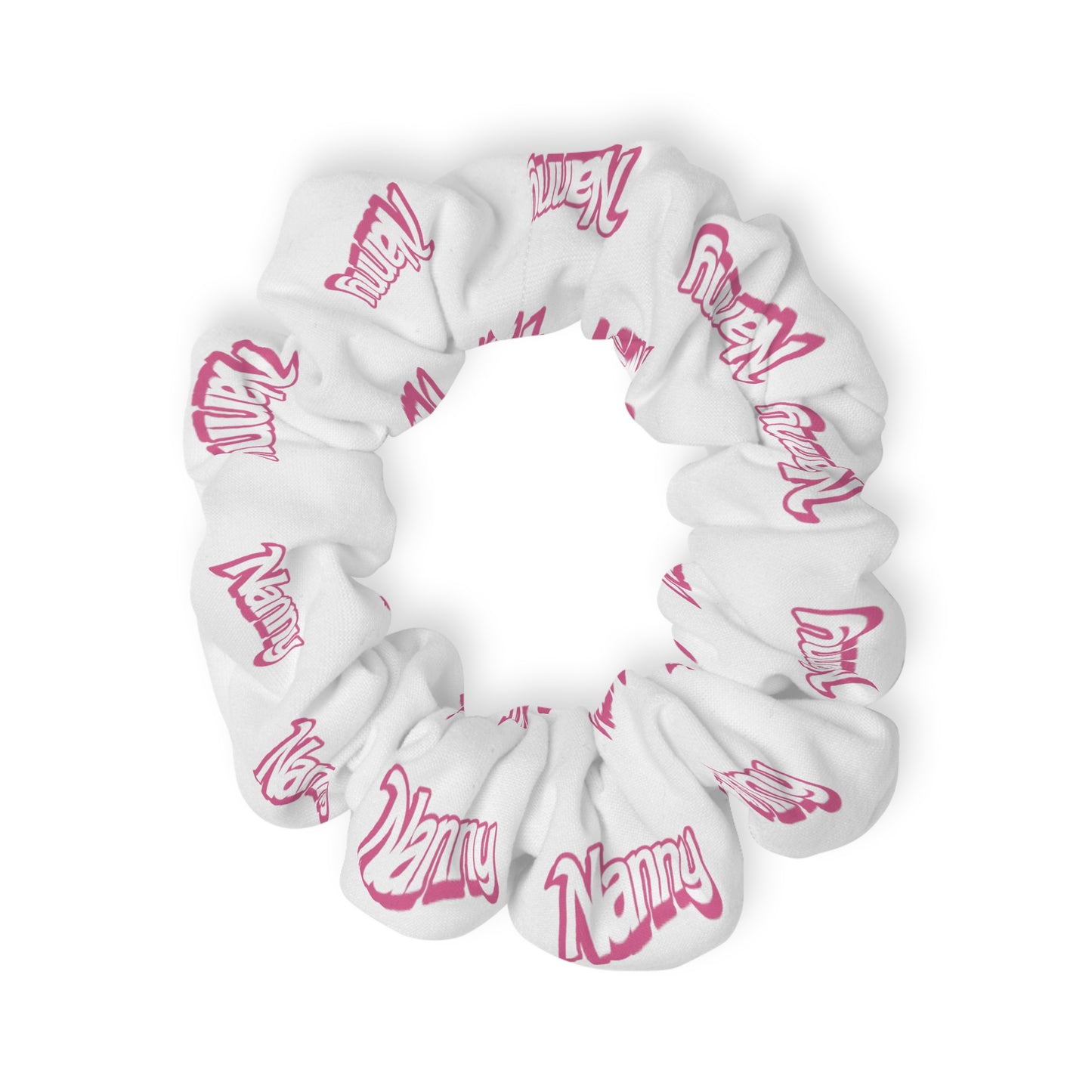 Blush Scrunchie - White