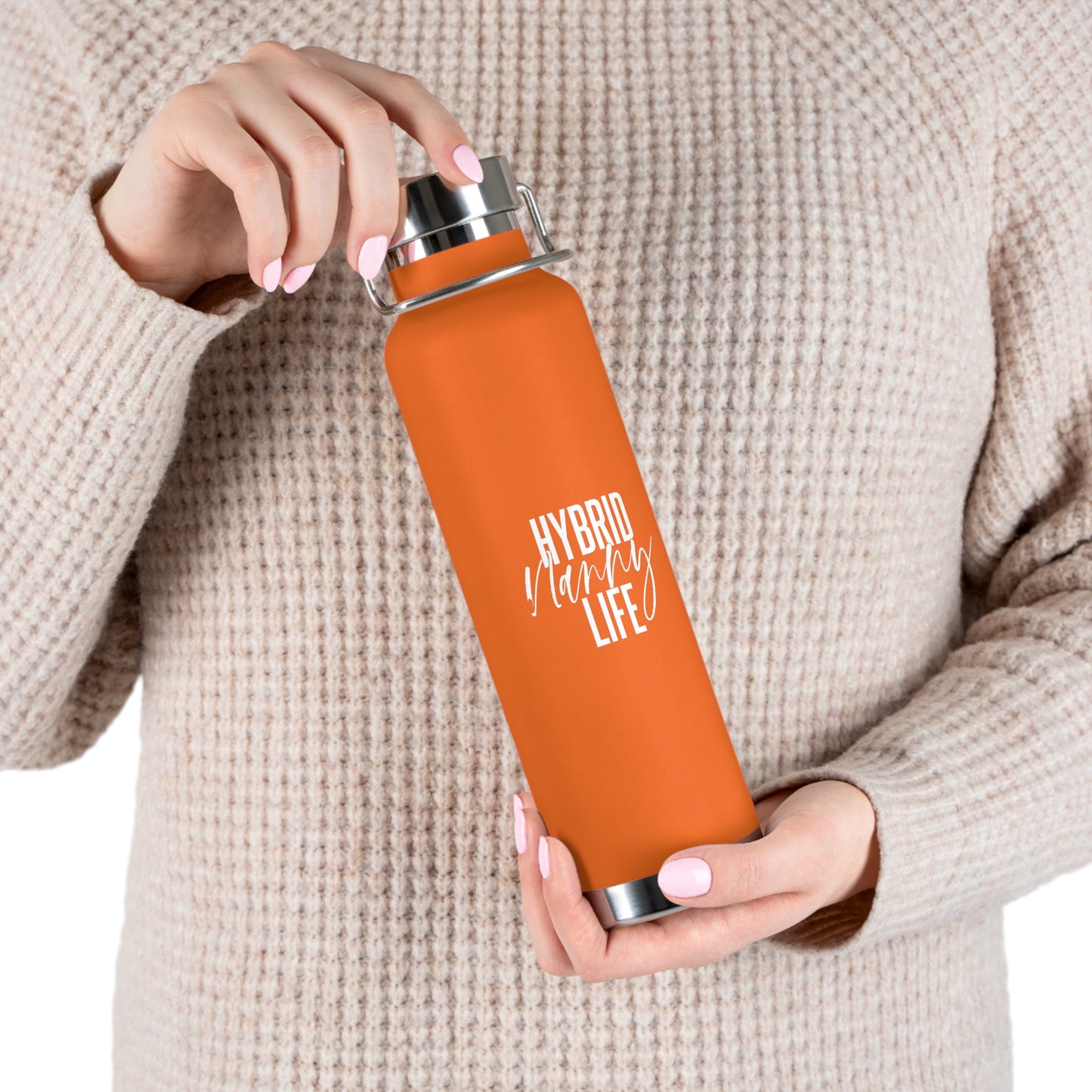 "Hybrid Nanny Life" Copper Vacuum Insulated Bottle, 22oz