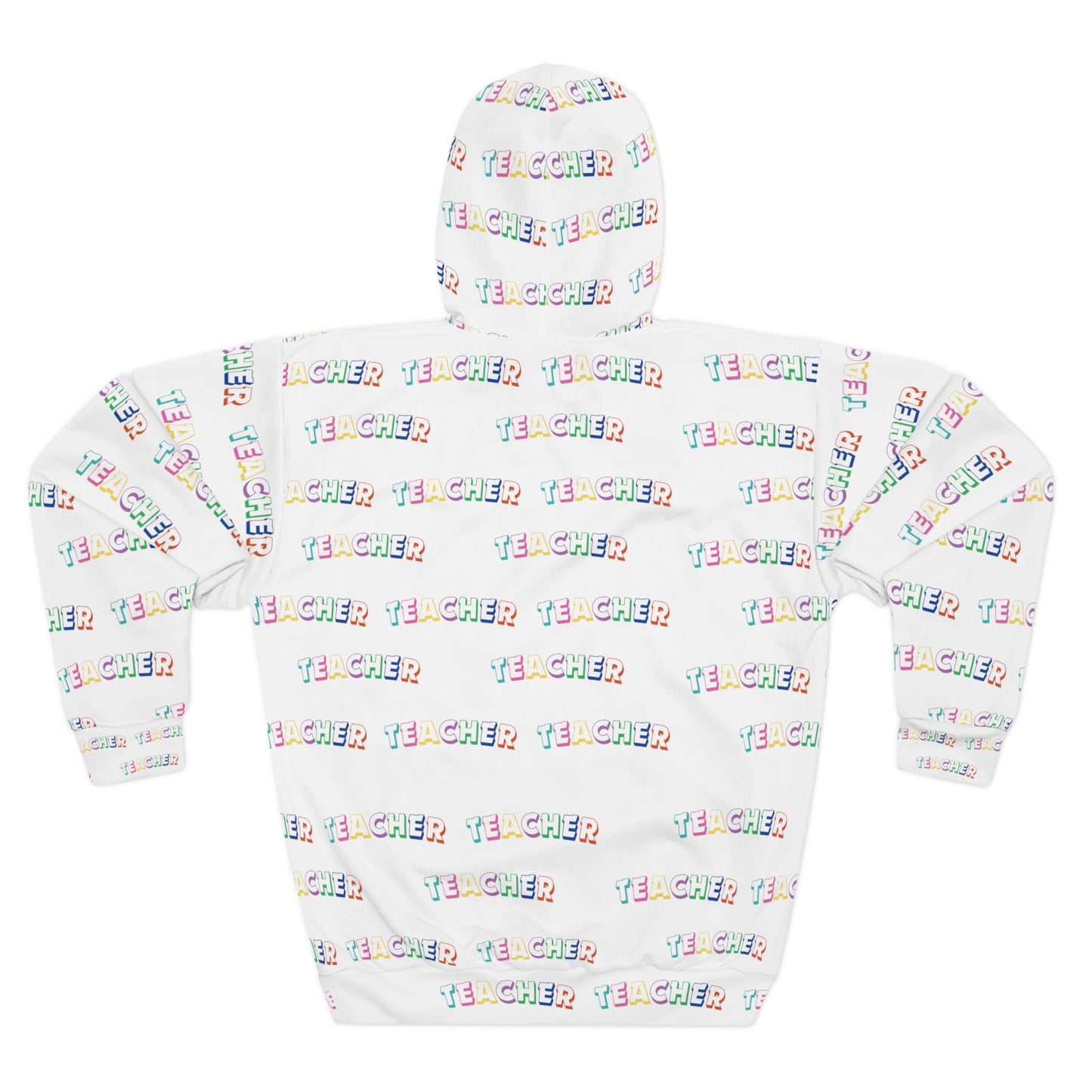 Teacher - Allover Print Pullover Hoodie (AOP)