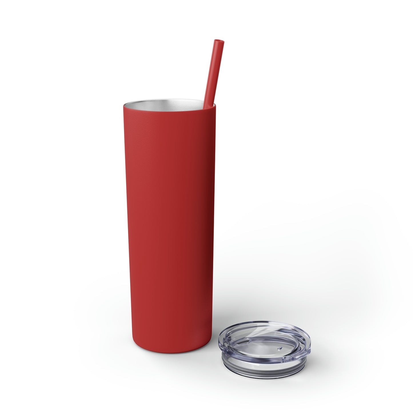 Personalized Design Skinny Tumbler with Straw, 20oz