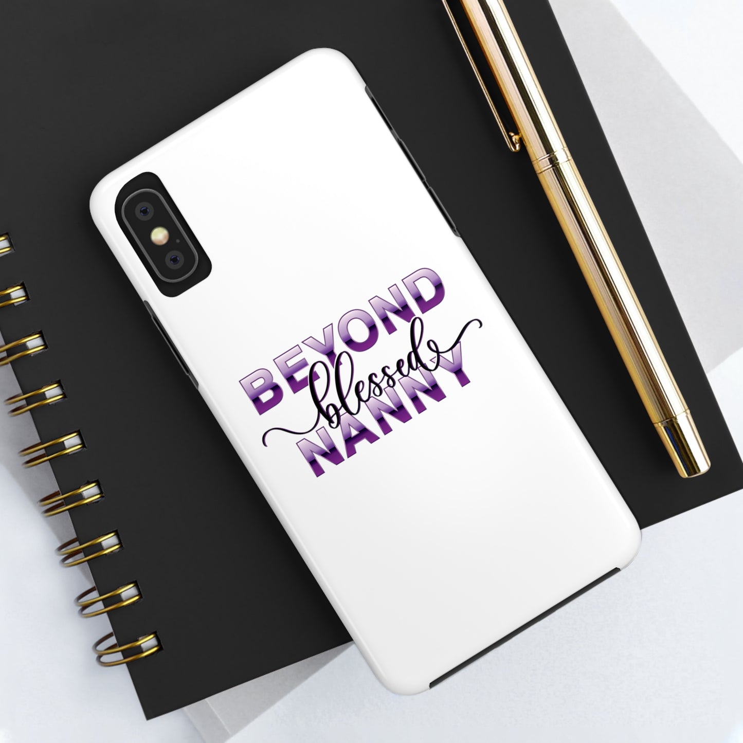 Beyond Blessed Nanny - Purple - Tough iPhone Cases