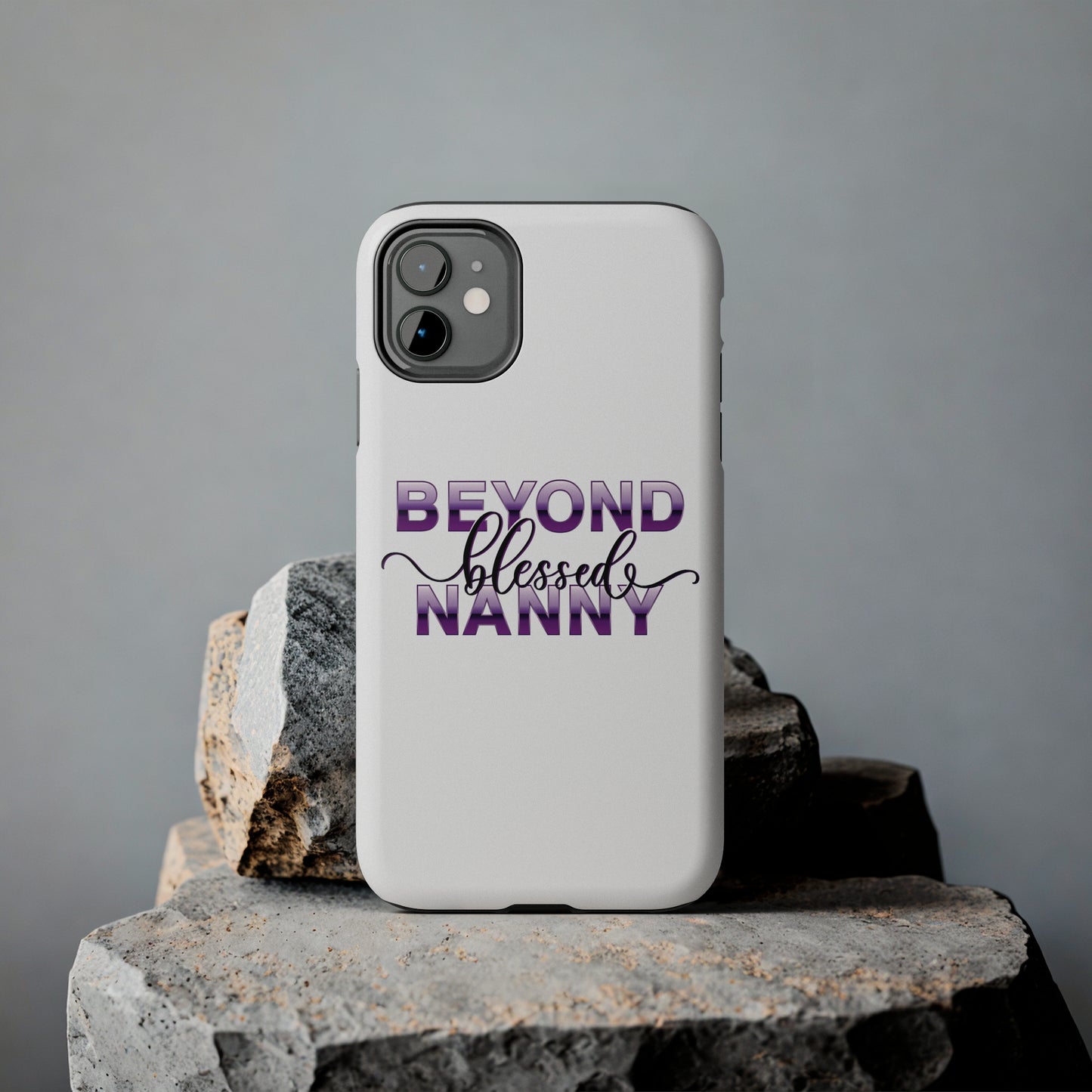 Beyond Blessed Nanny - Purple - Tough iPhone Cases