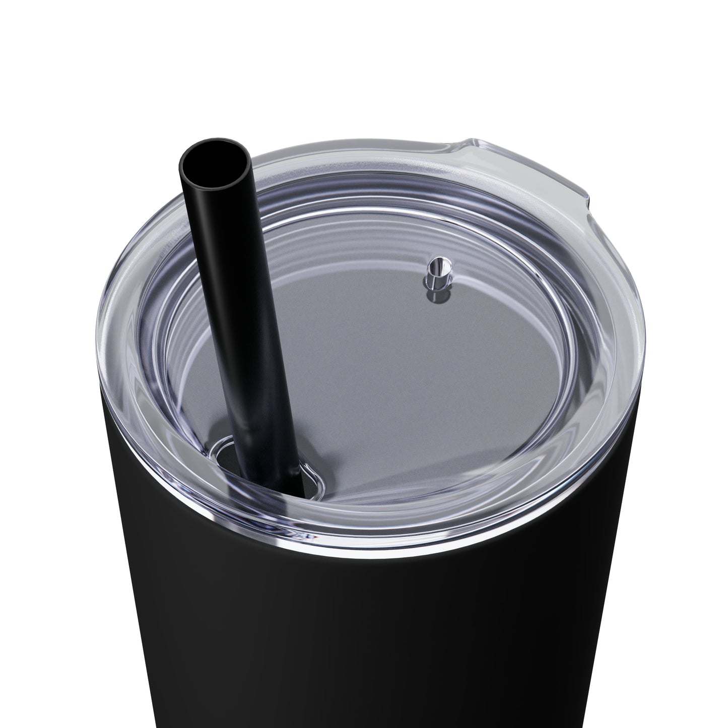 Personalized Design Skinny Tumbler with Straw, 20oz