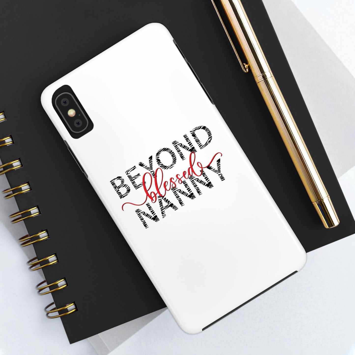 Beyond Blessed Nanny - Zebra Print - Tough Phone Cases