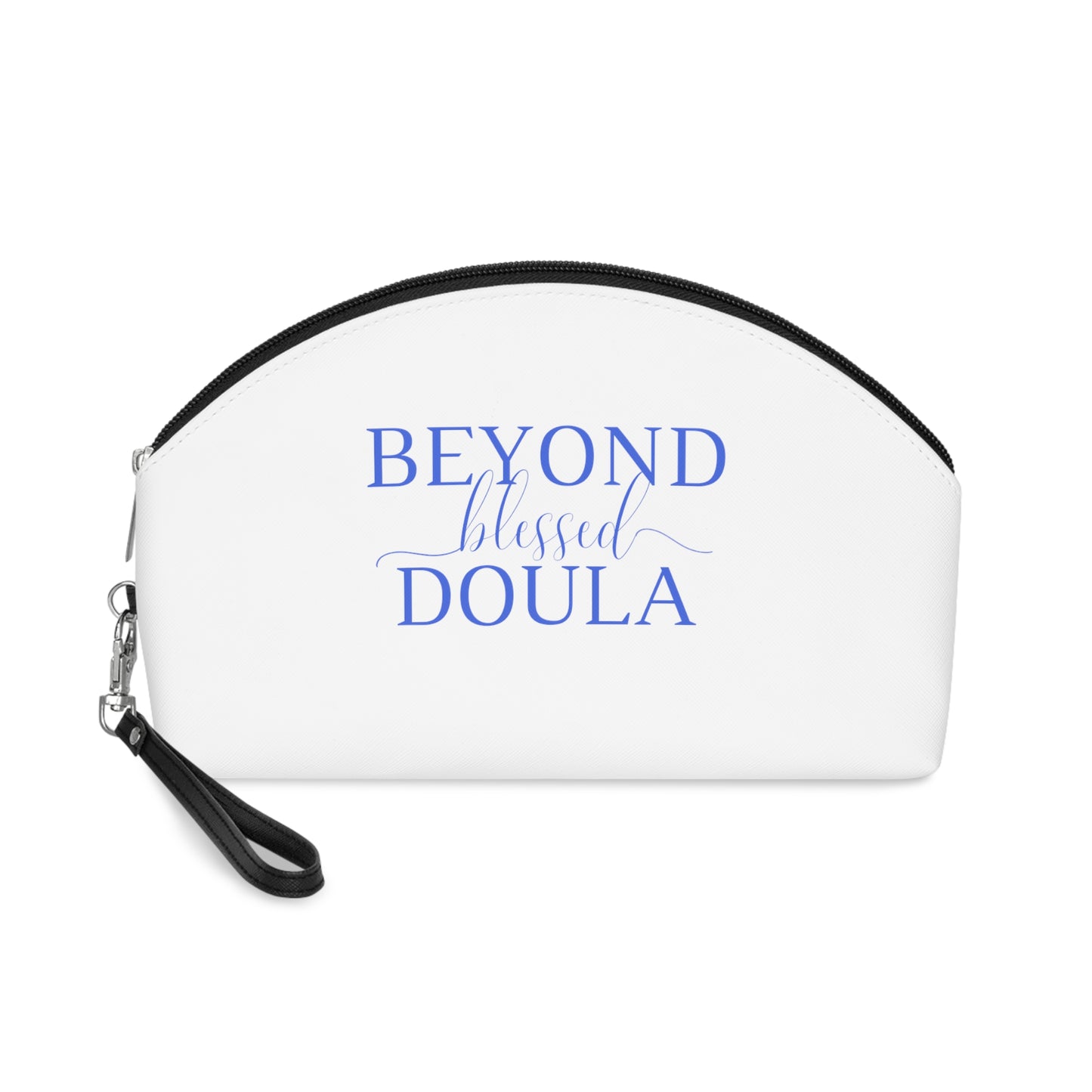 Beyond Blessed Doula - Makeup Bag - Royal Blue