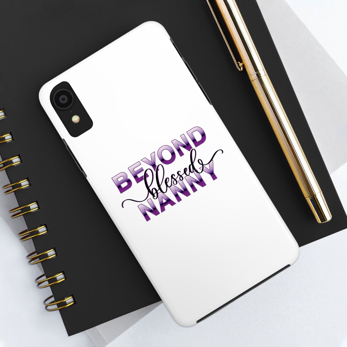 Beyond Blessed Nanny - Purple - Tough iPhone Cases