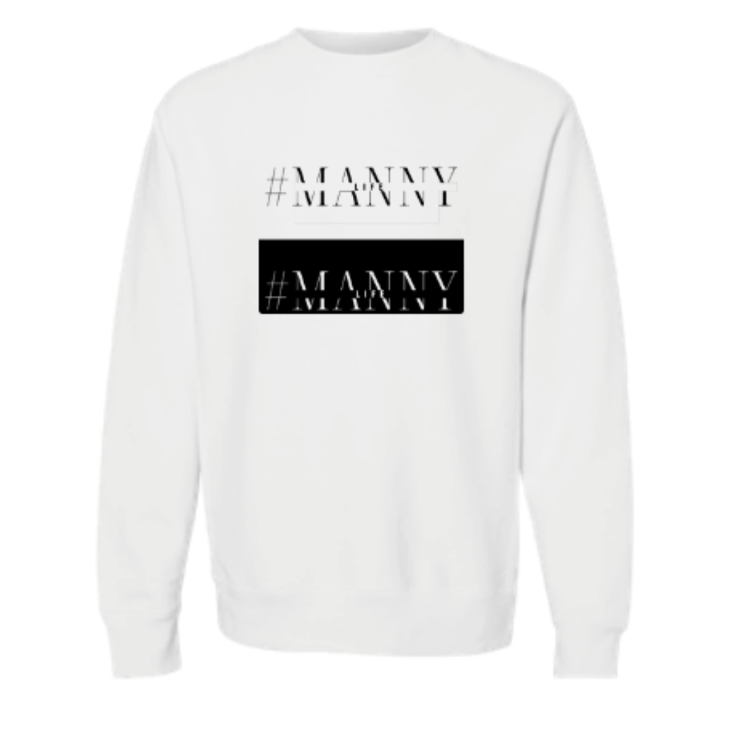 Men's Premium Cross Grain Crewneck - White