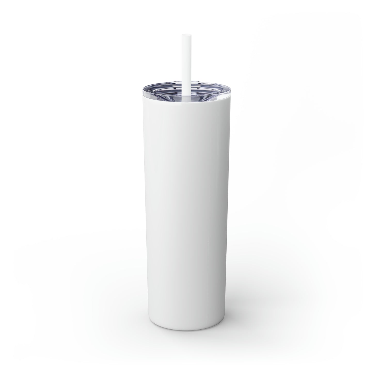 Personalized Design Skinny Tumbler with Straw, 20oz