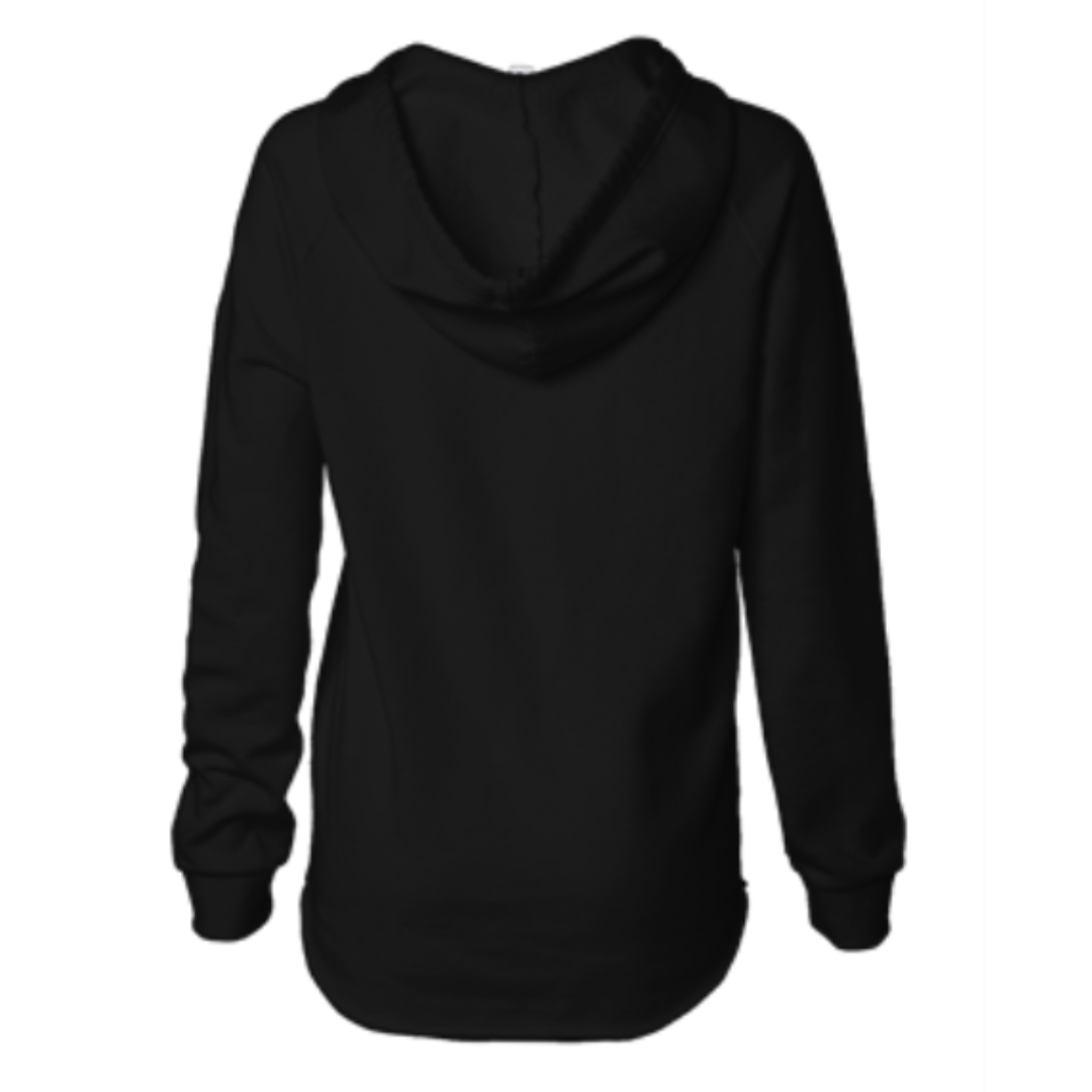 Personalized Lightweight Women's Hoodie - Black