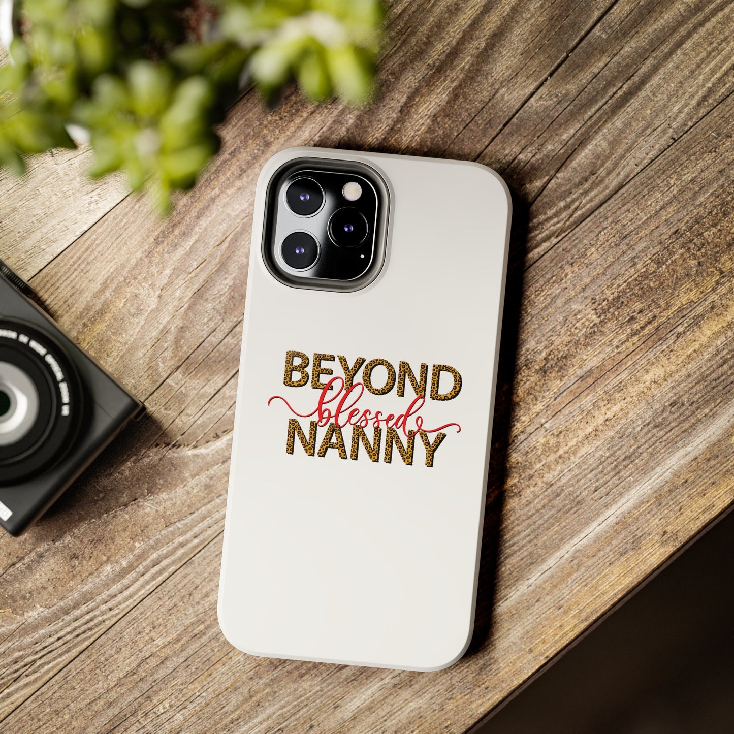 Beyond Blessed Nanny - Red - Tough iPhone Cases