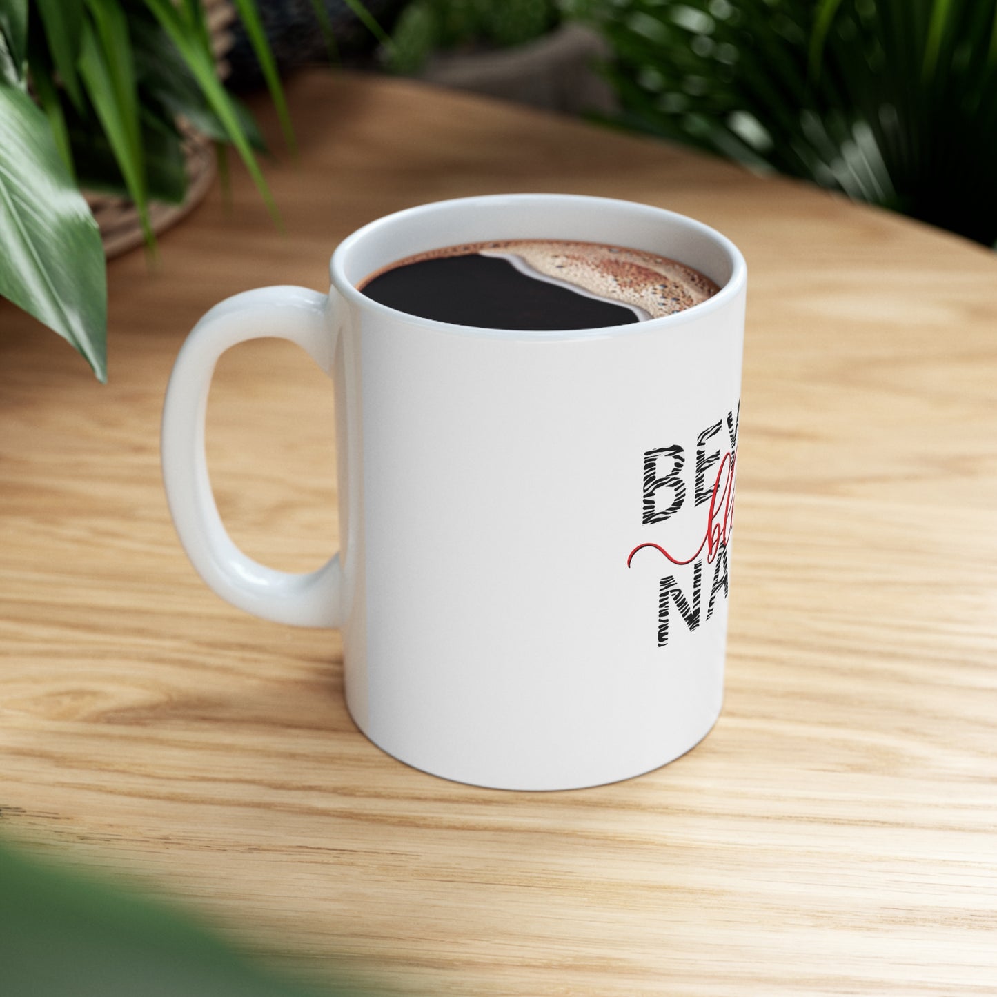 Beyond Blessed Nanny - Zebra Print - Ceramic Mug 11oz