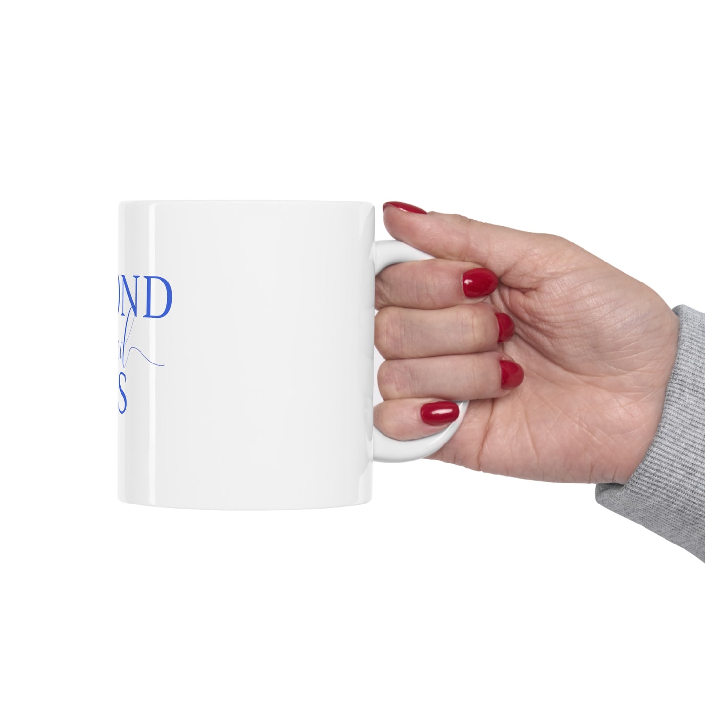 Beyond Blessed NCS - Plain Ceramic Mug 11oz - Royal Blue
