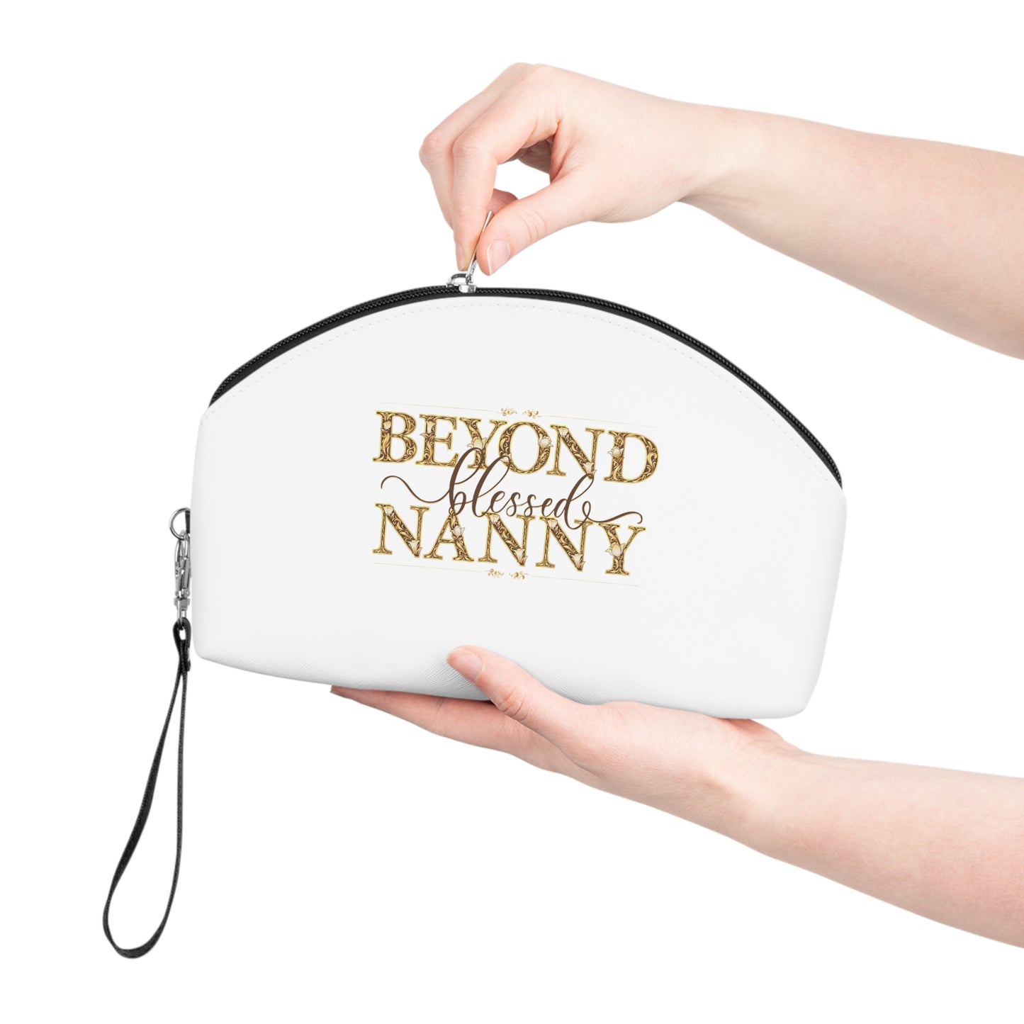 Beyond Blessed Nanny - Brown - Makeup Bag