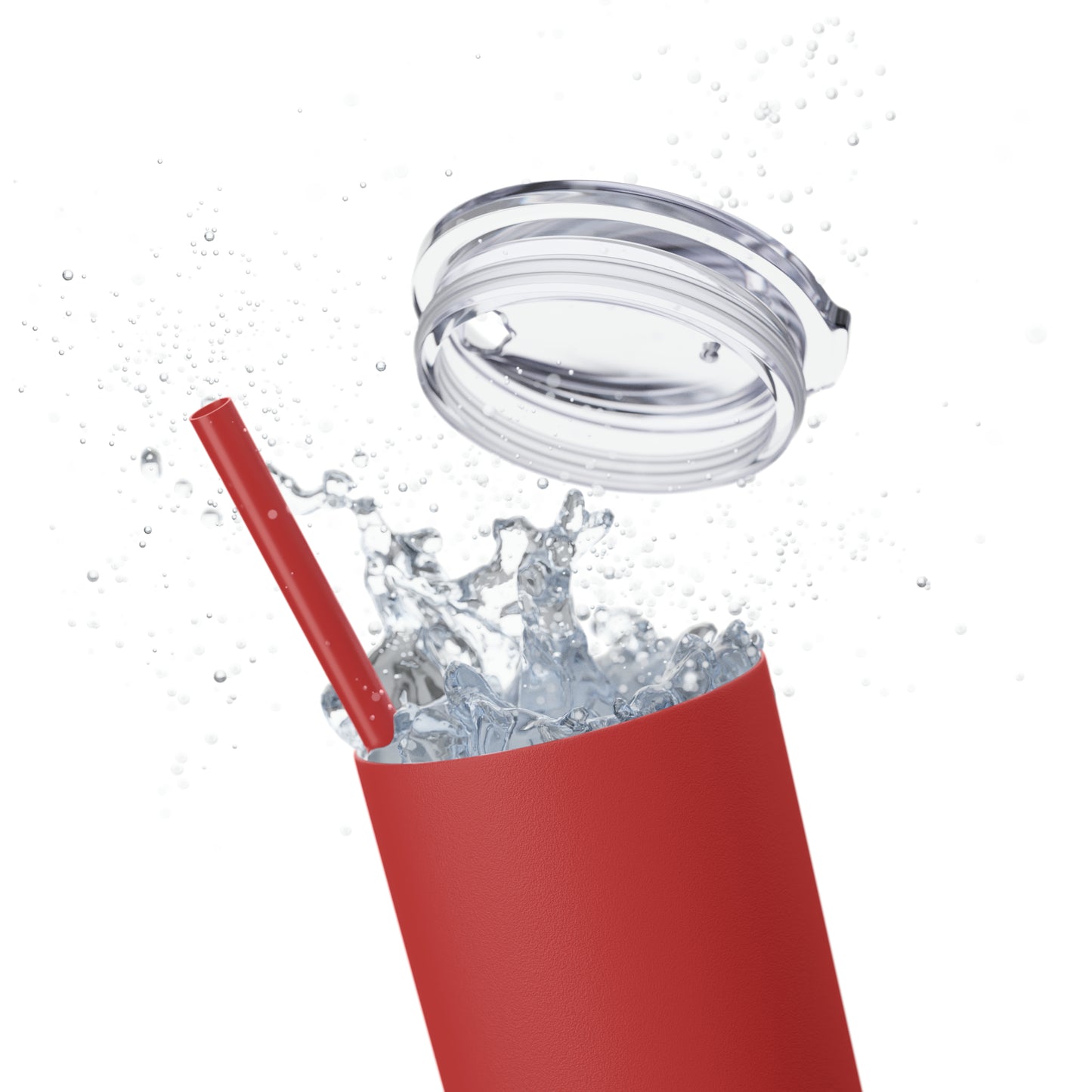 Personalized Design Skinny Tumbler with Straw, 20oz
