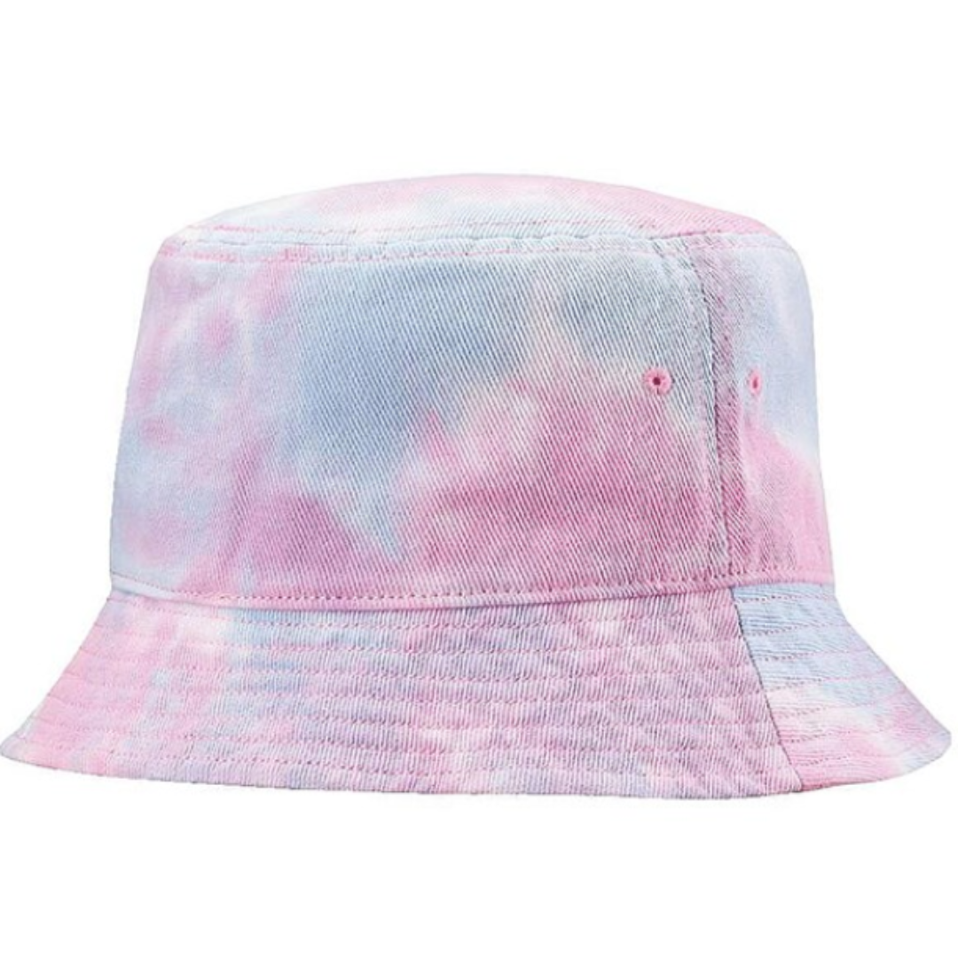 Personalized Design - Cotton Candy Tie-Dye Bucket Cap