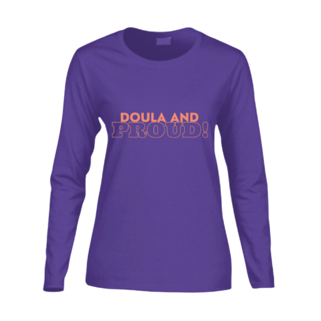 Doula & Proud Long-Sleeve T-Shirt