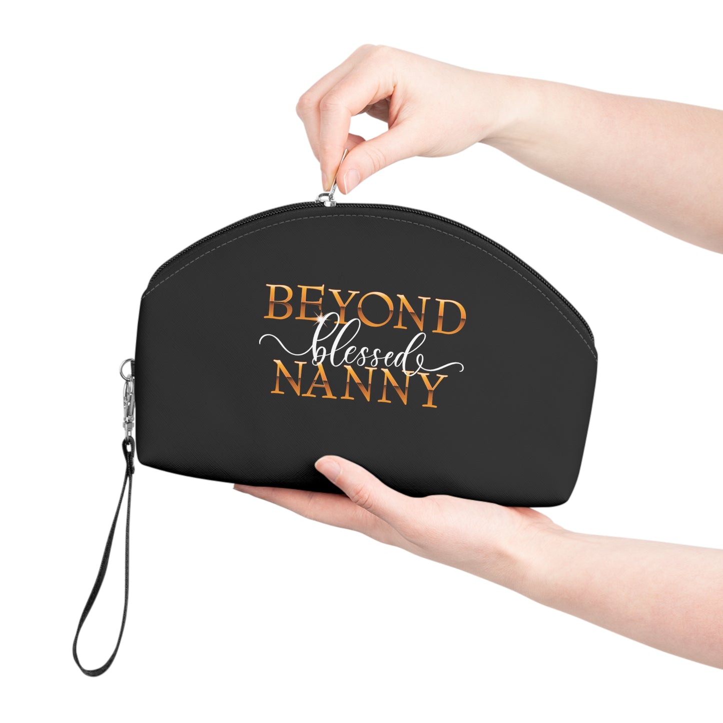 Beyond Blessed Nanny - White - Makeup Bag