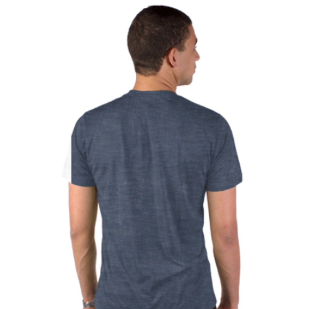 #Manny Life - Blend Tee - Heather Blue