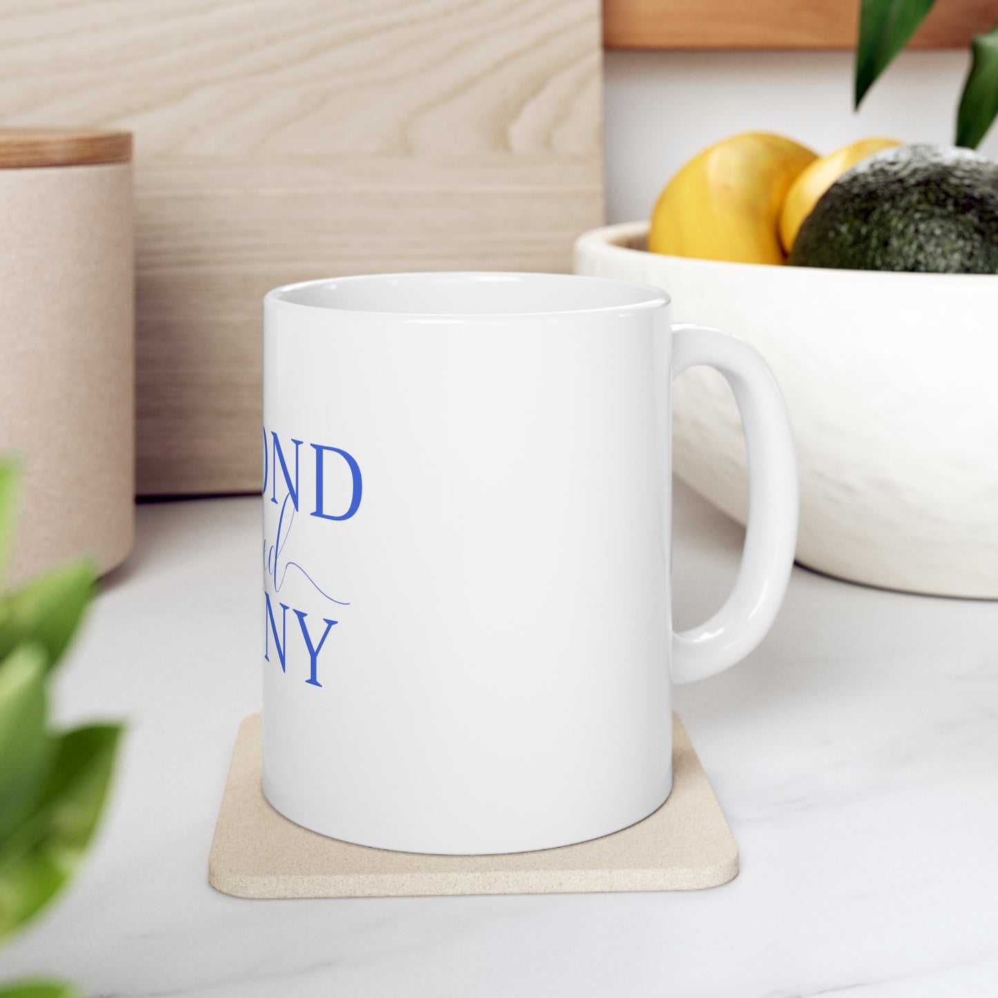 Beyond Blessed Nanny - Plain Ceramic Mug 11oz - Royal Blue