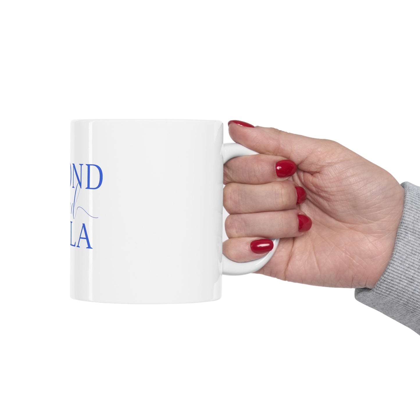 Beyond Blessed Doula - Plain Ceramic Mug 11oz - Royal Blue