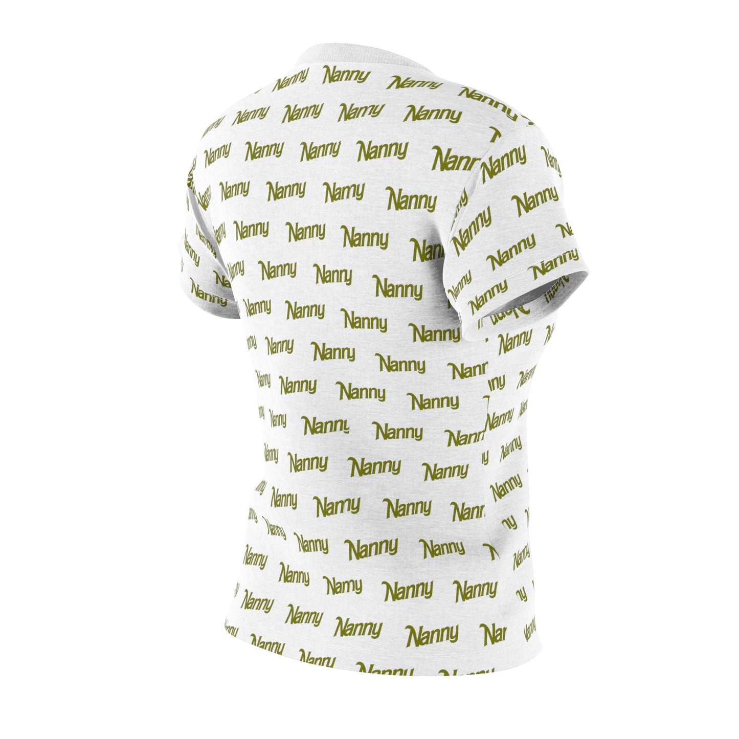 Nanny - Women's Cut & Sew Tee (AOP) - Olive Green