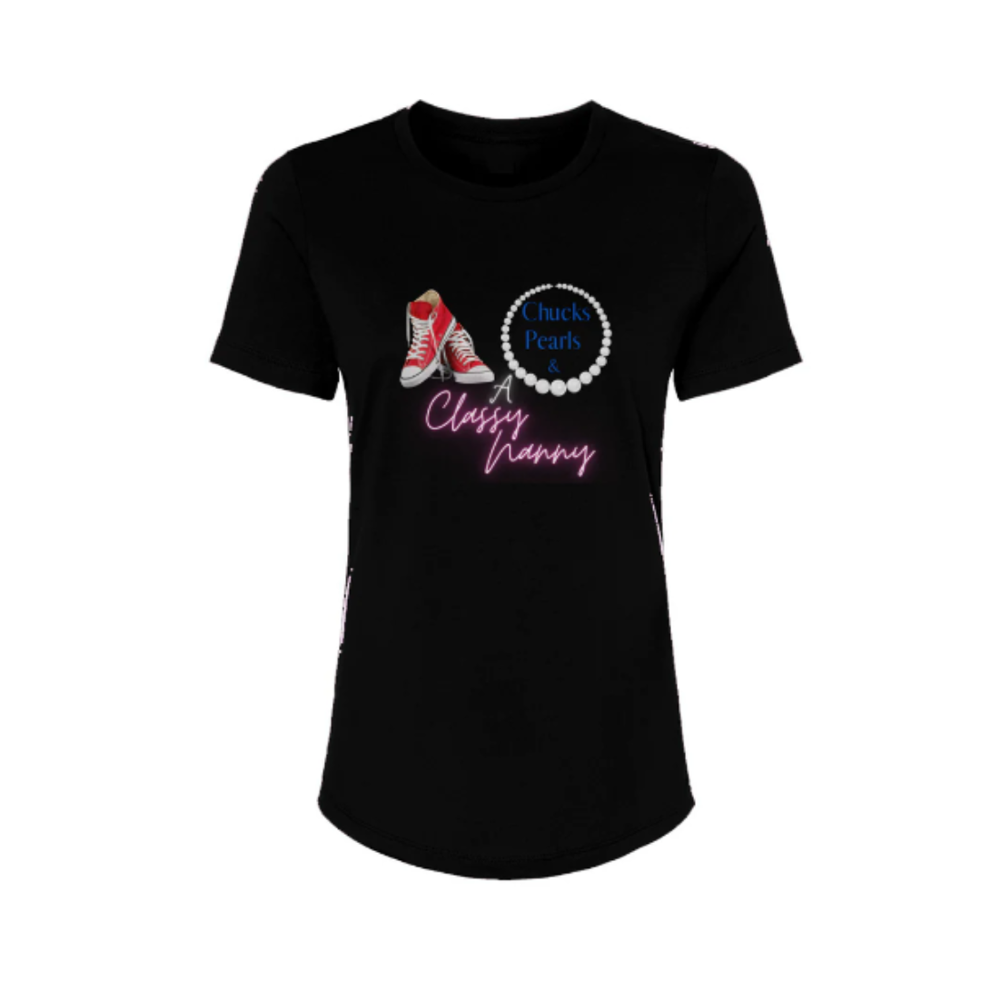 Chucks & Pearls - Women’s Relaxed Jersey Tee