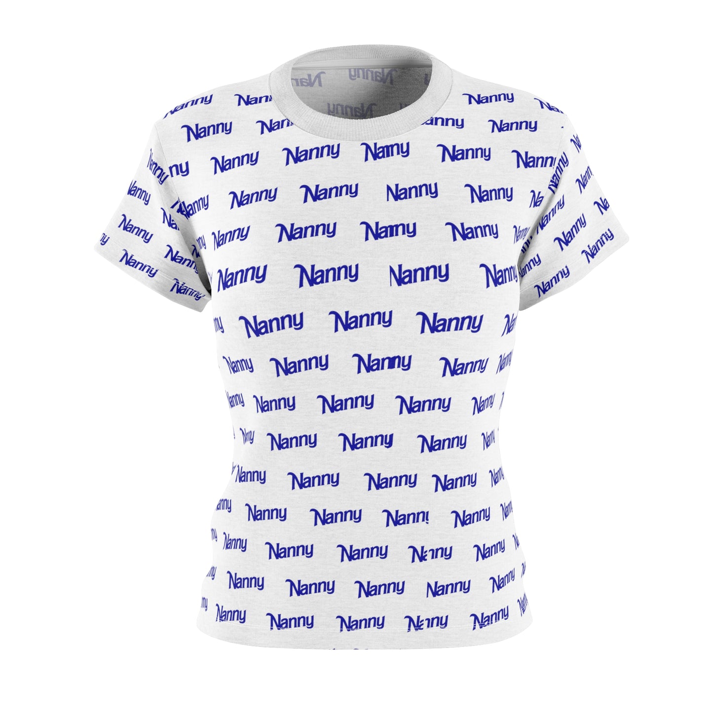 Nanny - Women's Cut & Sew Tee (AOP) - Royal Blue