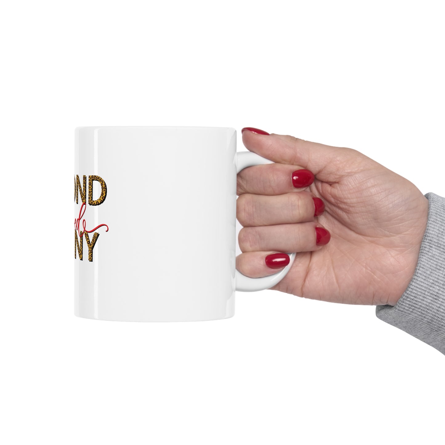 Beyond Blessed Nanny - Red - Ceramic Mug 11oz