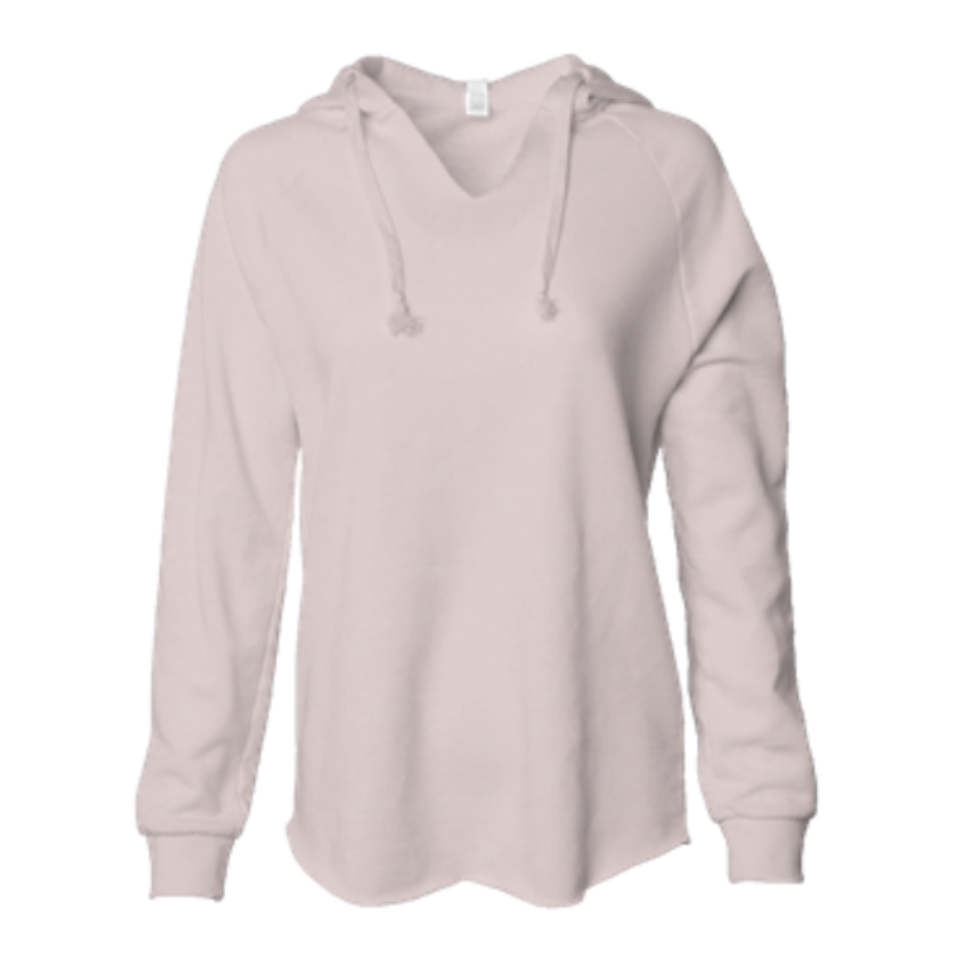 Personalized Design Women's Lightweight Hoodie - Blush