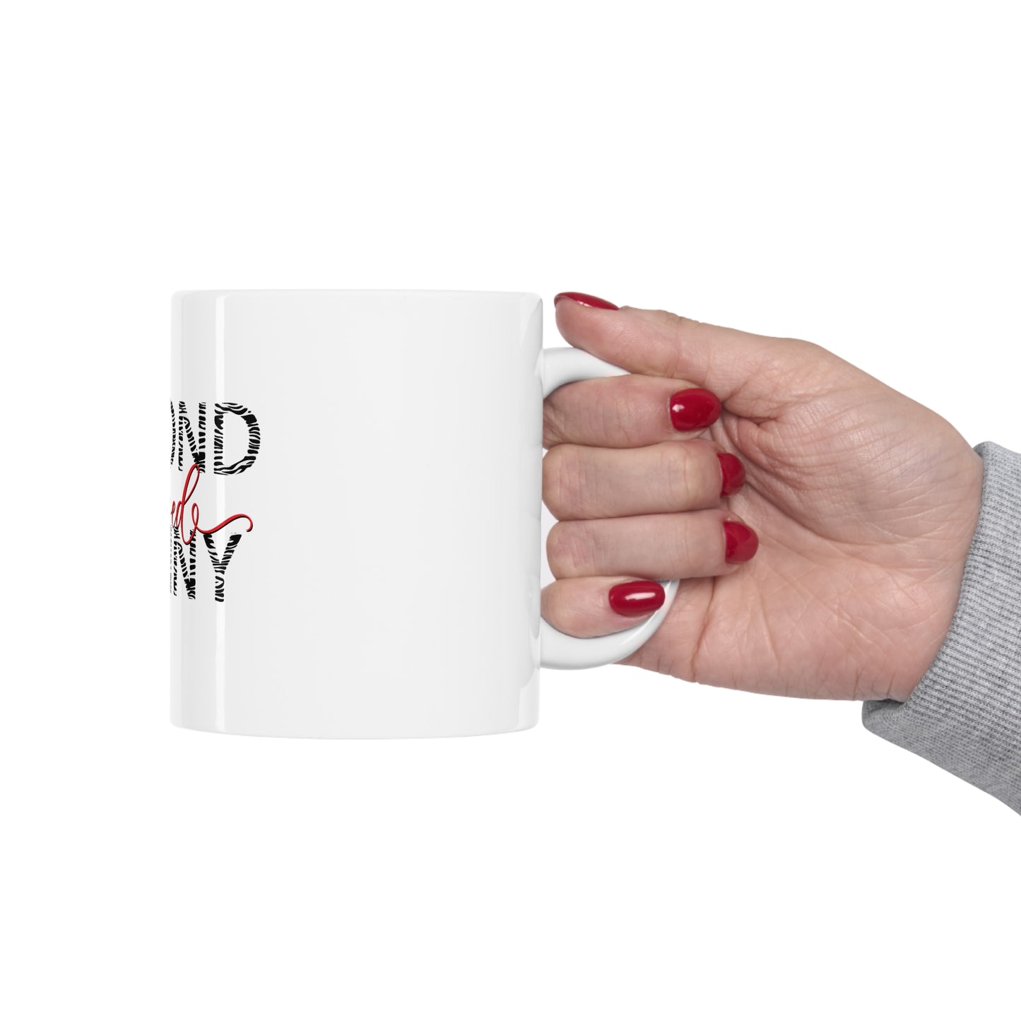 Beyond Blessed Nanny - Zebra Print - Ceramic Mug 11oz