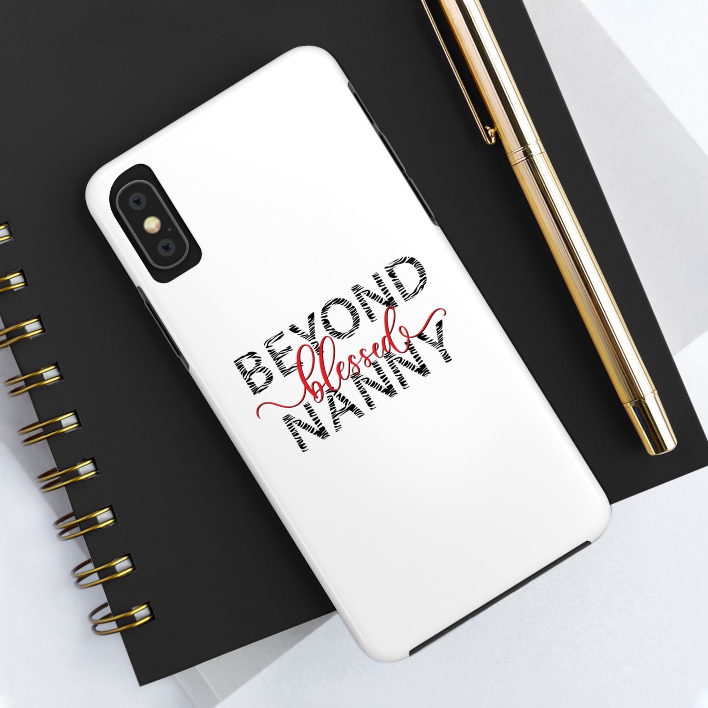 Beyond Blessed Nanny - Zebra Print - Tough Phone Cases
