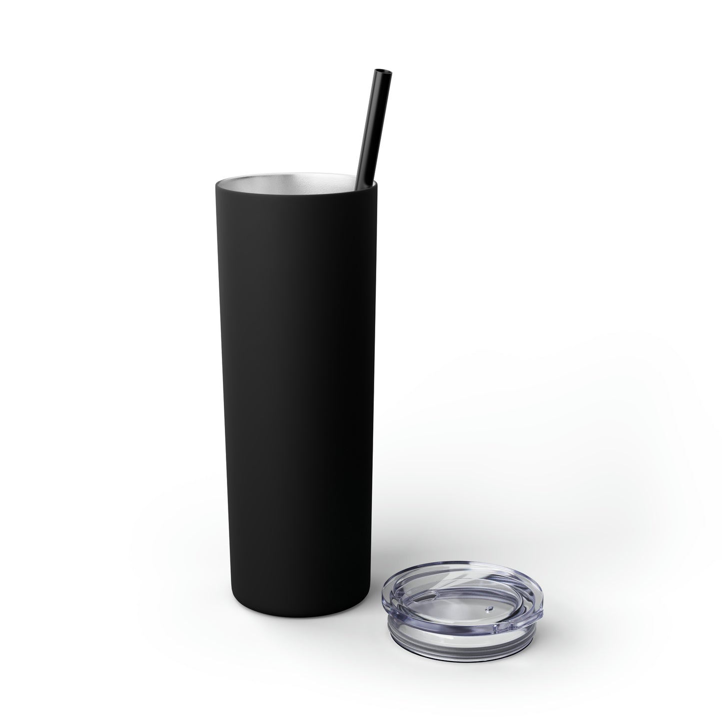 Personalized Design Skinny Tumbler with Straw, 20oz