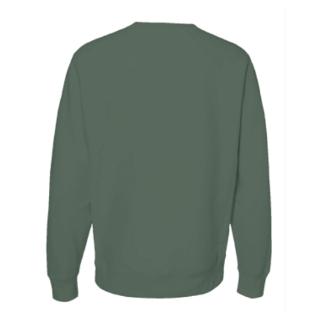 Men's Premium Cross Grain Crewneck - Alpine Green