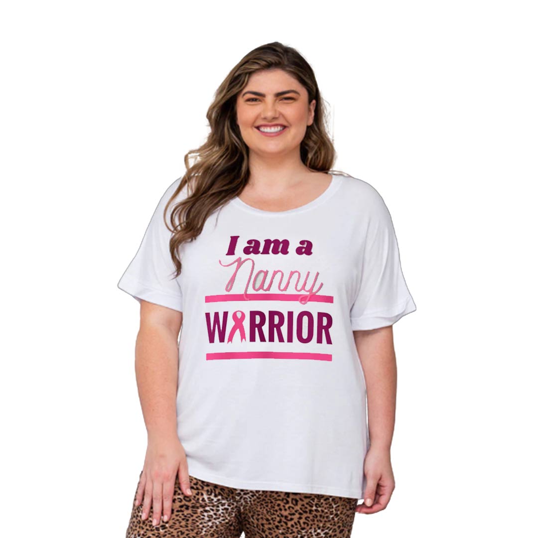 I am a Nanny Warrior - Women's Cut & Sew Tee (AOP)