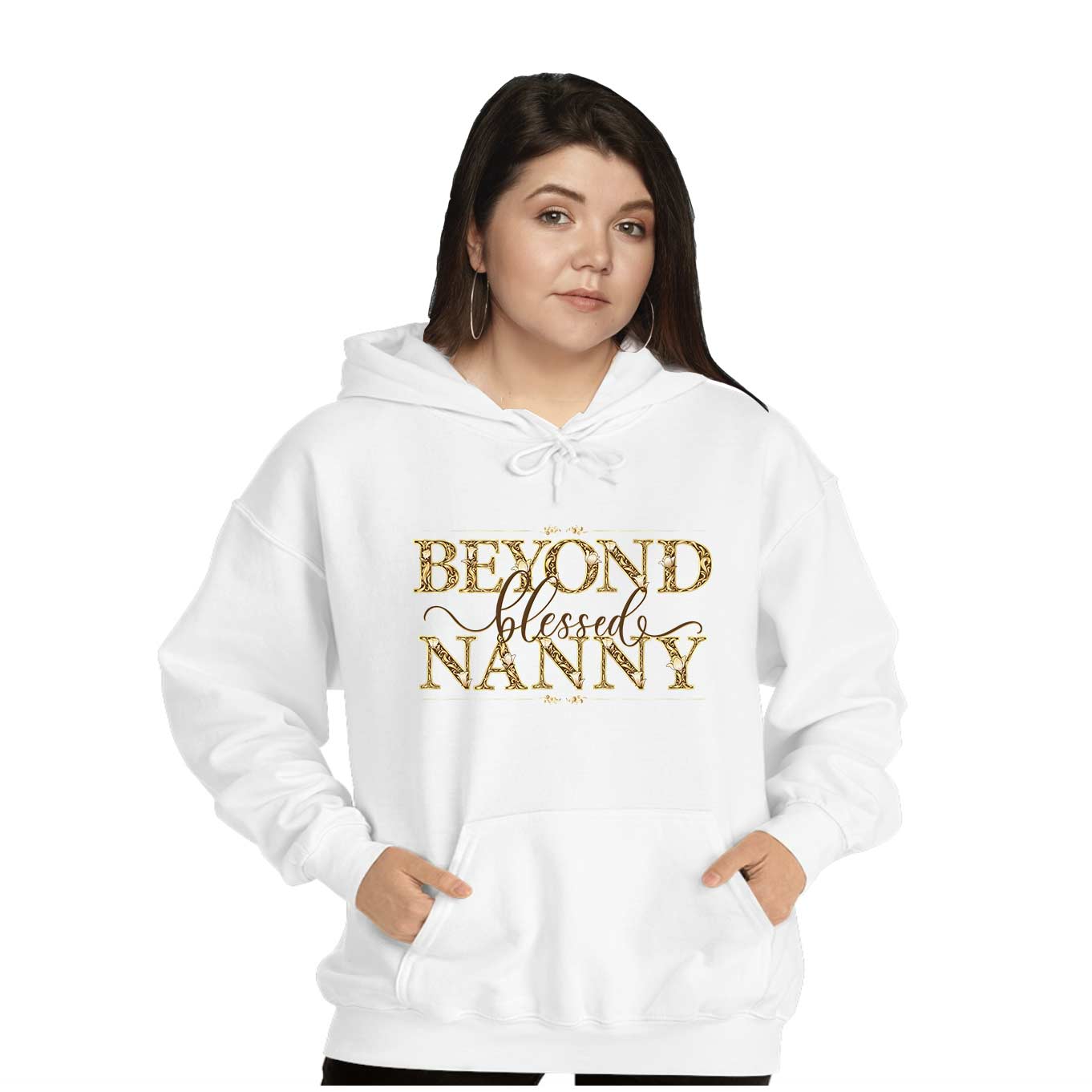 Beyond Blessed Nanny - Brown -  Hoodie