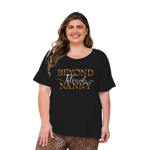 Beyond Blessed Nanny - White - Women’s Relaxed Jersey Tee