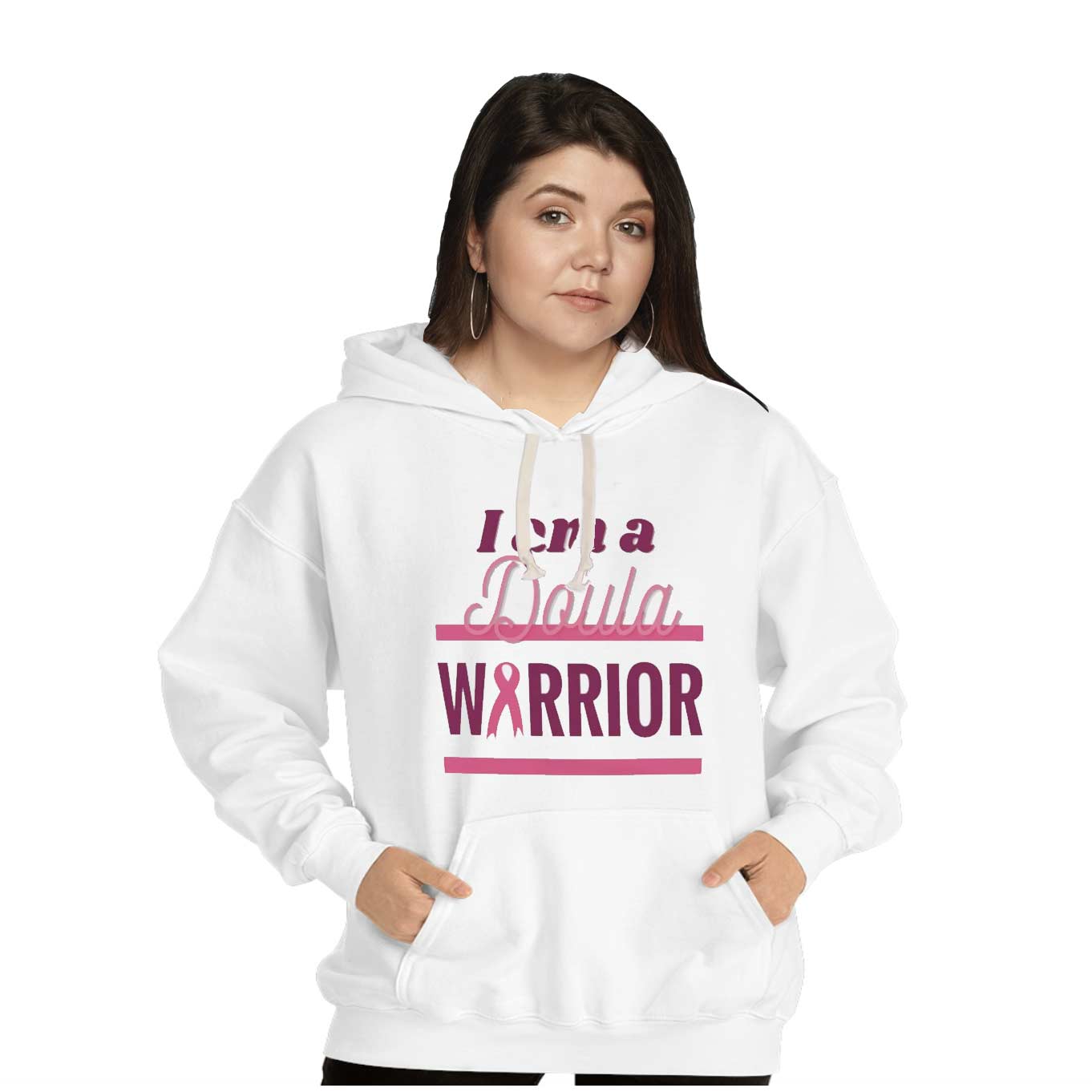 I am a Doula Warrior - Pullover Hoodie (AOP)