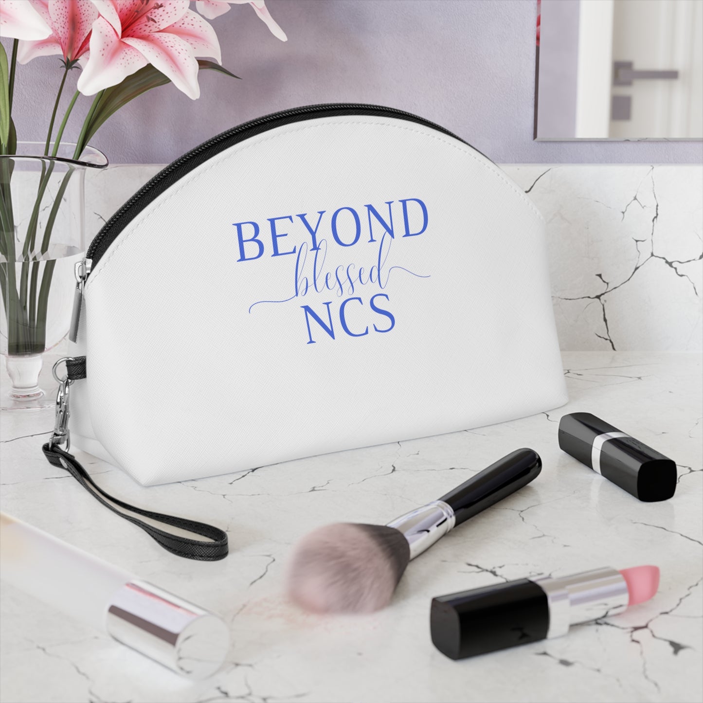 Beyond Blessed NCS - Makeup Bag - Royal Blue