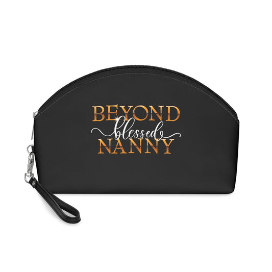 Beyond Blessed Nanny - White - Makeup Bag