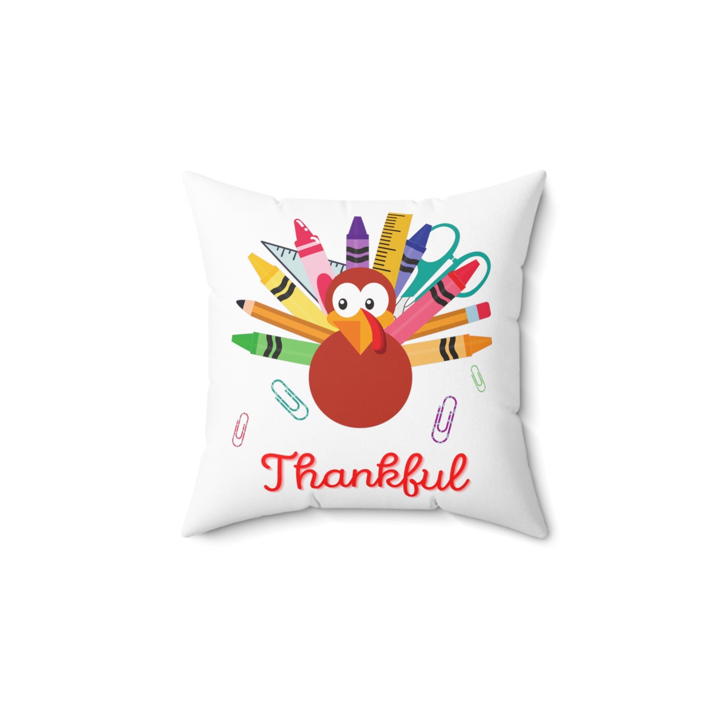 Thankful Square Pillow