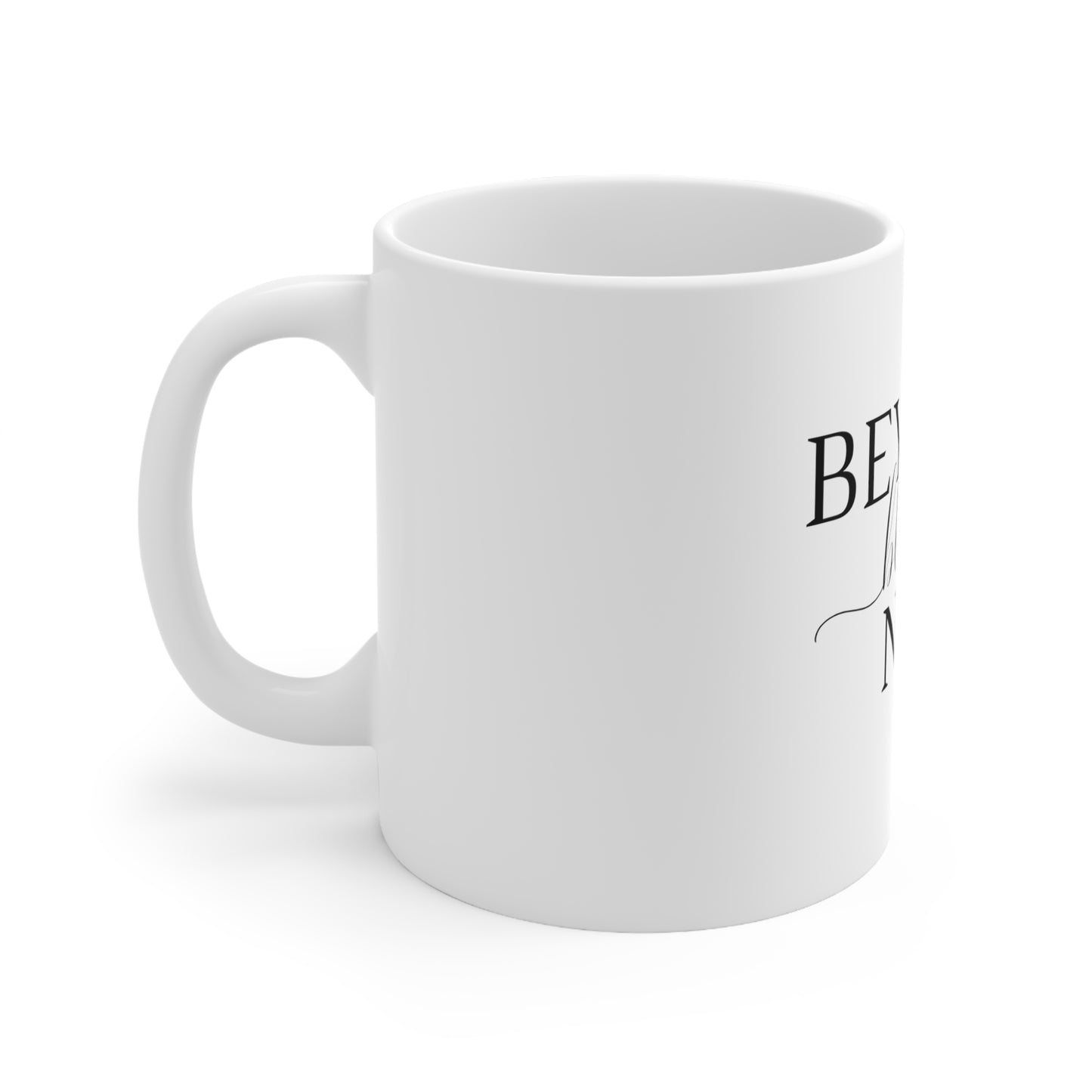 Beyond Blessed NCS - Plain Ceramic Mug 11oz - Black
