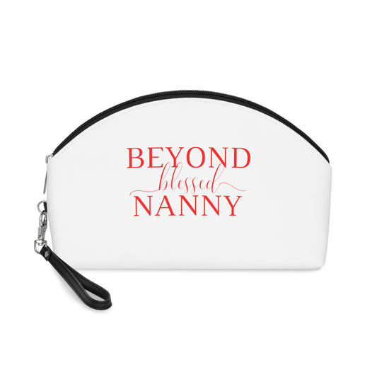 Beyond Blessed Nanny - Makeup Bag - Red