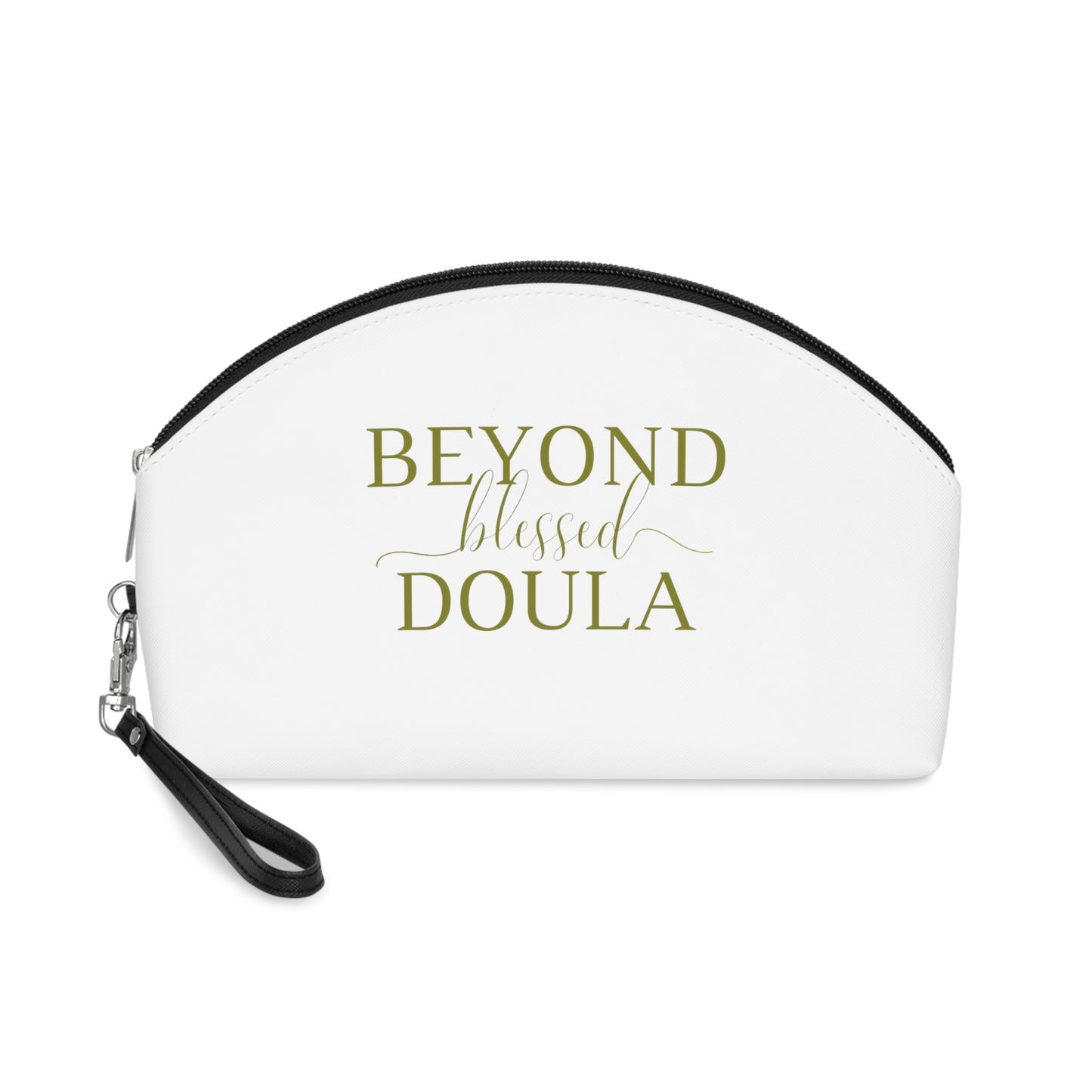 Beyond Blessed Doula - Makeup Bag - Olive Green