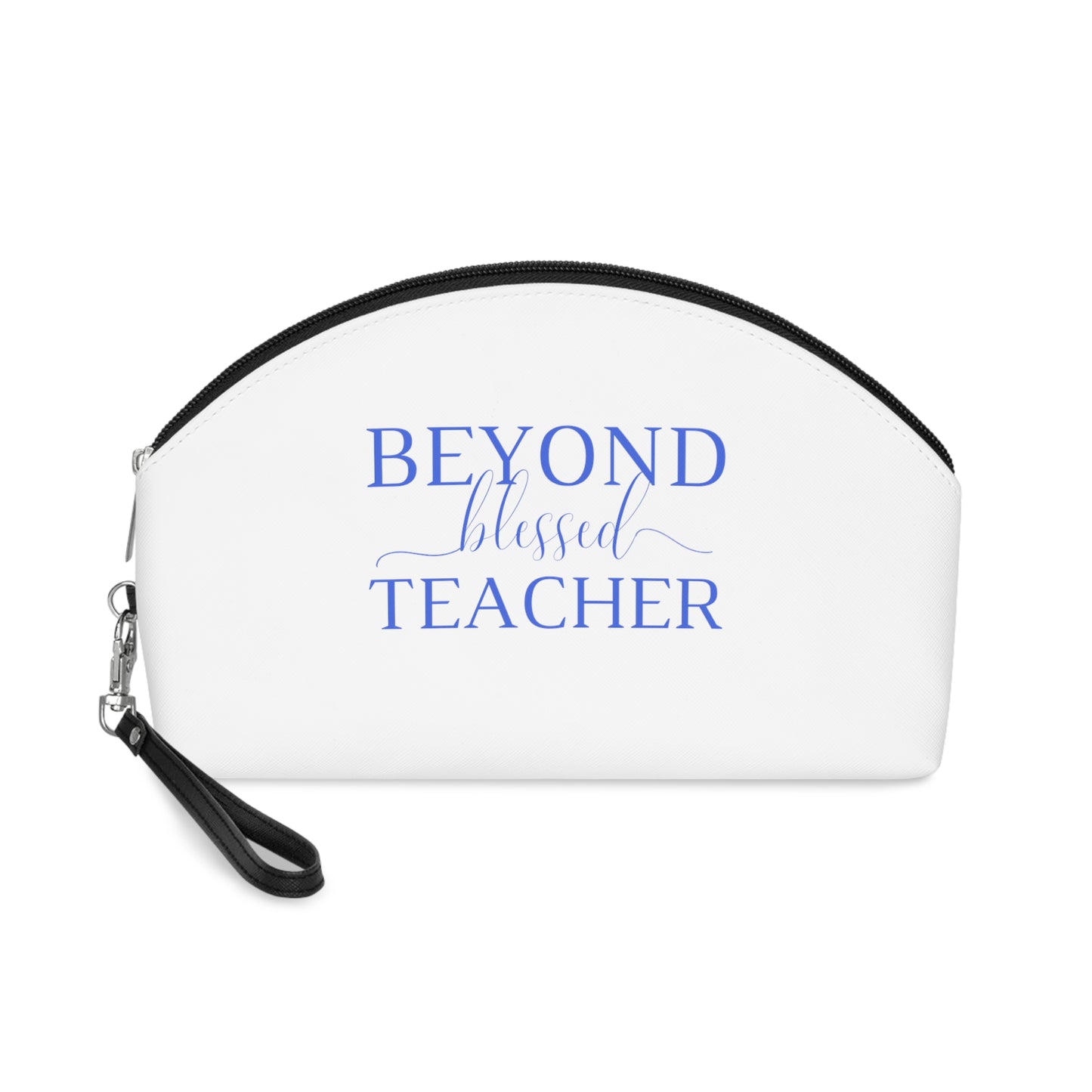 Beyond Blessed Teacher - Makeup Bag - Royal Blue
