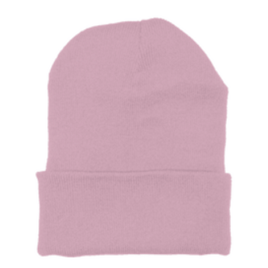 Personalized Design - Pink Knit Beanie