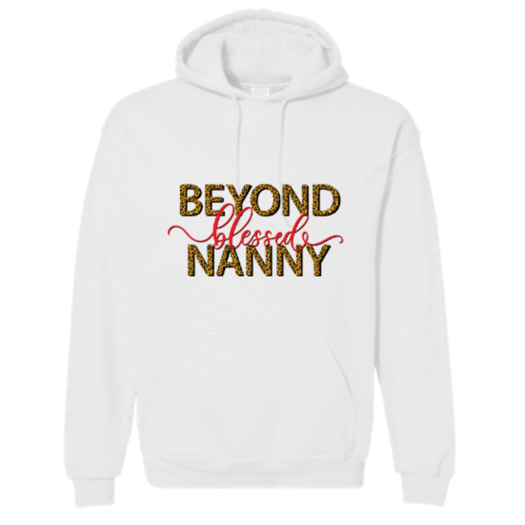 Beyond Blessed Nanny - Red - Hoodie